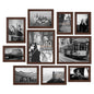 upsimples Picture Frames Set of 10, Including 8x10, 5x7, 4x6 Black Frame