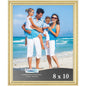 5x7 Gold Picture Frame, Contemporary, Inspirations, Wall or Table Top