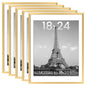 upsimples 11x14 Picture Frame, Gallery Wall Frames Set of 5, Gold