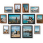 Vittanly 12 Pack Picture Frames Collage Wall Decor, Black
