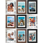 Vittanly 8x10 Picture Frames Set of 9 for Wall or Tabletop Display, Gold