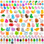 ywevyezc 42 Pcs Mini Resin Animals 42 Styles Resin Animals Figurines Bulk for Micro Garden Hide Accessories Crafts Decor