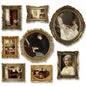 Lineshading 8 Pcs Vintage Picture Frames Set for Gallery Wall, Antique Gold