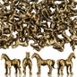 Civaner 24 Pcs Mini Sheep Figurines, Miniature Lamb, Mini Brass Figurines