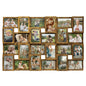 J.M.Deco Collage Picture Frames for Wall 24 Slots, Large Photo Frame Collage Wall Hanging for 4 x 6 Photo, Christmas Gift for Family or Friends - Retro Gold