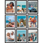 Vittanly 8x10 Picture Frames Set of 9 for Wall or Tabletop Display, Gold