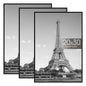 upsimples 16x24 Poster Frame, Easy Slide-In Assembly, Black, 3 Pack