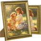 upsimples Vintage 5x7 Picture Frame, Antique Gold Frames, 2 Pack