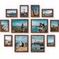 Vittanly 12 Pack Picture Frames Collage Wall Decor, Black