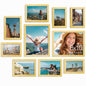 Vittanly 10 Pack Picture Frames Collage Wall Decor, Black