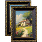 eletecpro 5x7 Vintage Picture Frame, Glass Cover, Gold, 2-Pack