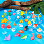 ywevyezc 42 Pcs Mini Resin Animals 42 Styles Resin Animals Figurines Bulk for Micro Garden Hide Accessories Crafts Decor