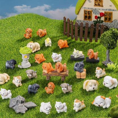 12 Pcs Mini Elephant Figurines - Fairy Garden Decor,Miniature Landscape Ornaments,DIY Craft Projects,Home Decoration Access