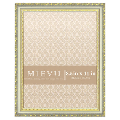 8x10 Picture Frame Gold, Ornate Vintage Photo Frame, Wall or Tabletop